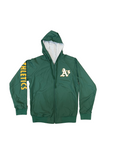 GIII Oakland Athletics Wild Pitch Full Zip Reversible Jacket product image 1, provided for visual reference and product