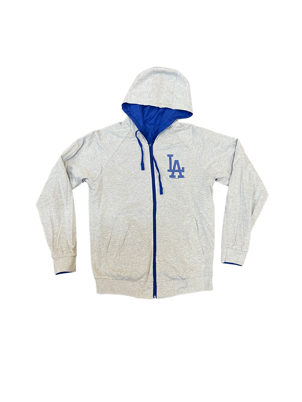 GIII Los Angeles Dodgers Wild Pitch Full Zip Reversible Jacket product image 2, provided for visual reference and product