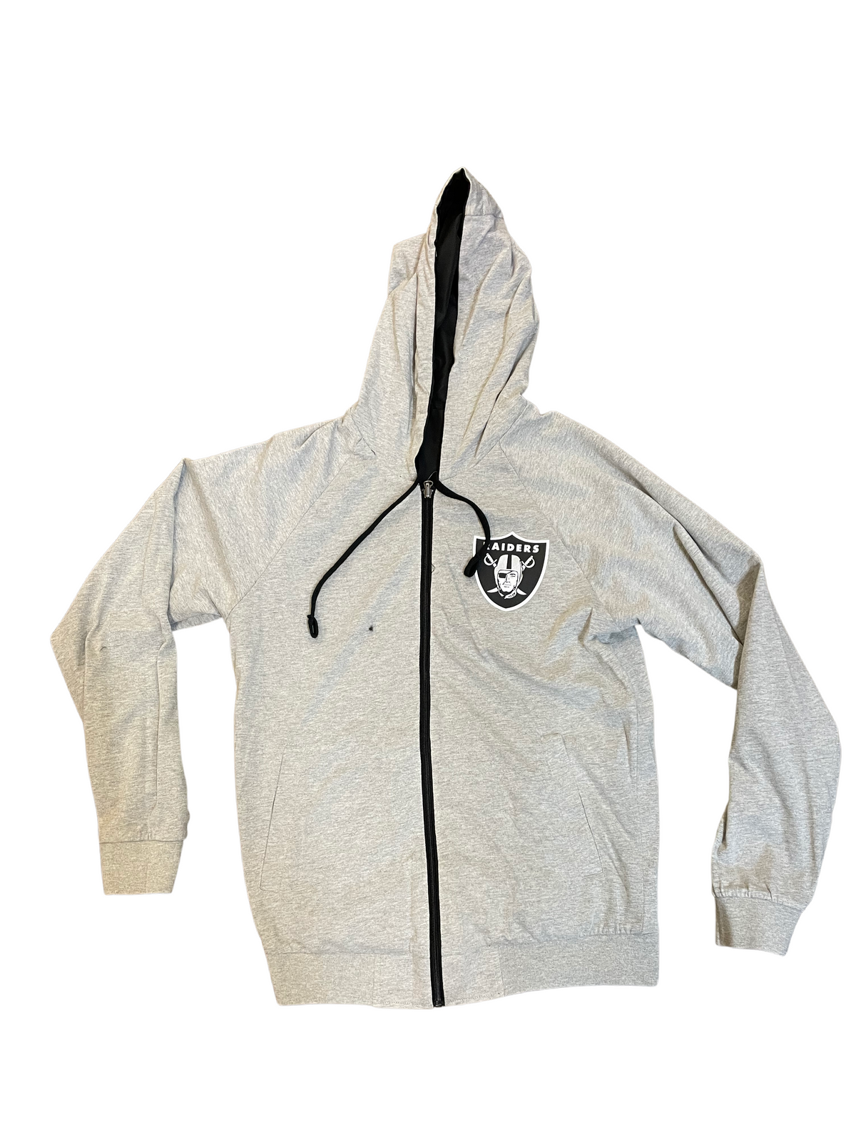 GIII Las Vegas Raiders Wild Pitch Full Zip Reversible Jacket product image 2, provided for visual reference and product