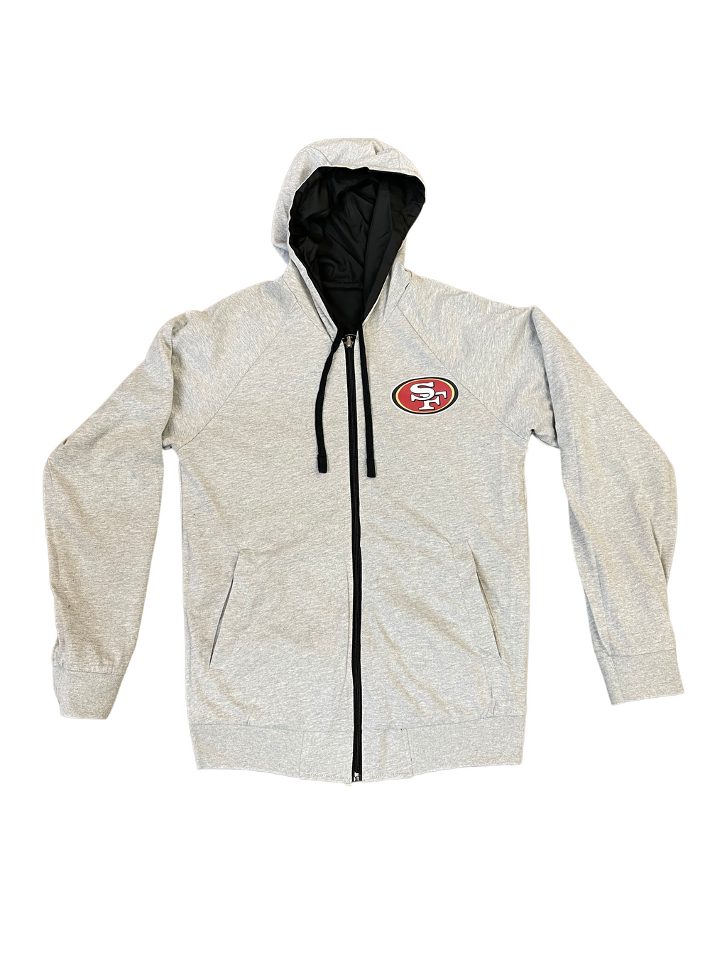 GIII San Francisco 49ers Wild Pitch Full Zip Reversible Jacket product image 2, provided for visual reference and product
