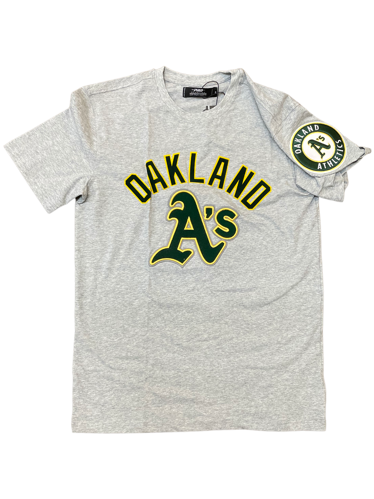 Pro Standard Oakland Athletics Stacked Logo Pro Team Shirt product image 1, provided for visual reference and product detail