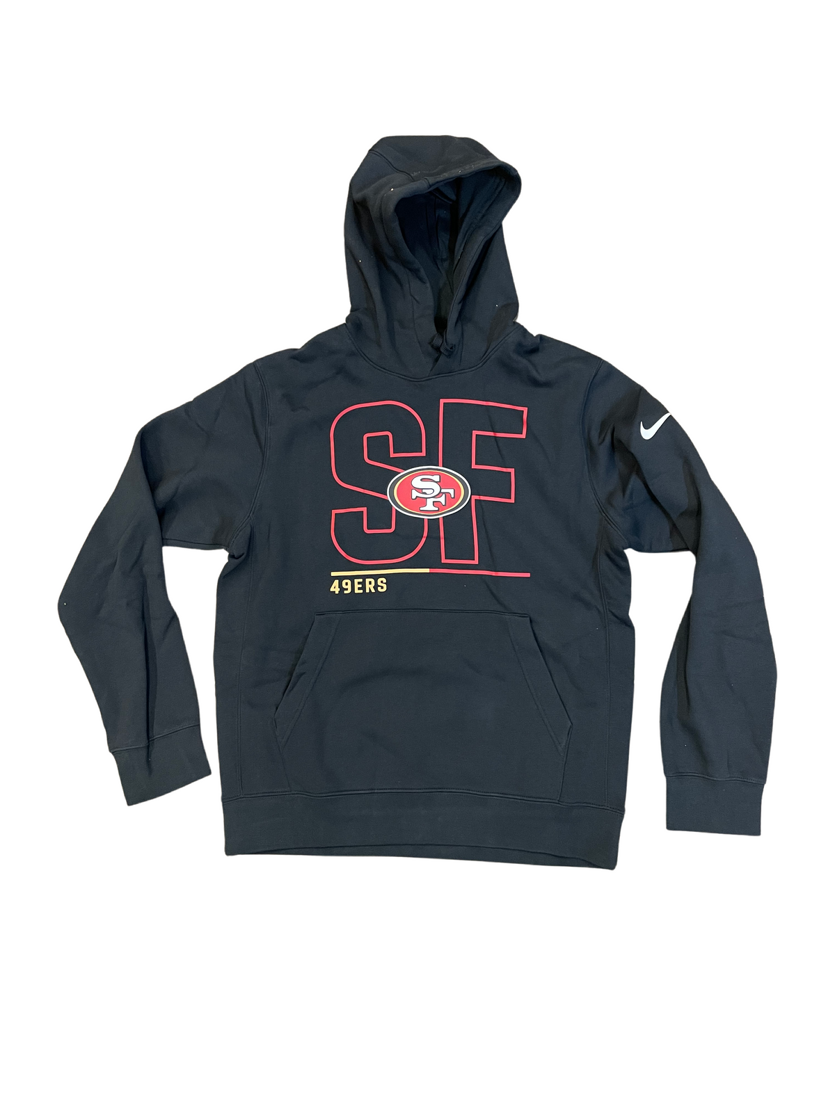 San Francisco 49ers Nike City Code Pullover Hoodie - Black product image 1, provided for visual reference and product detail