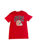Nike San Francisco 49ers Team Athletic T-Shirt product image 1, provided for visual reference and product detail review