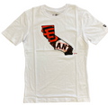 New Era San Francisco Giants State Map T-Shirt- White product image 1, provided for visual reference and product detail