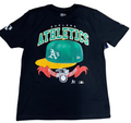 New Era Oakland Athletics T-Shirt - Black product image 1, provided for visual reference and product detail review
