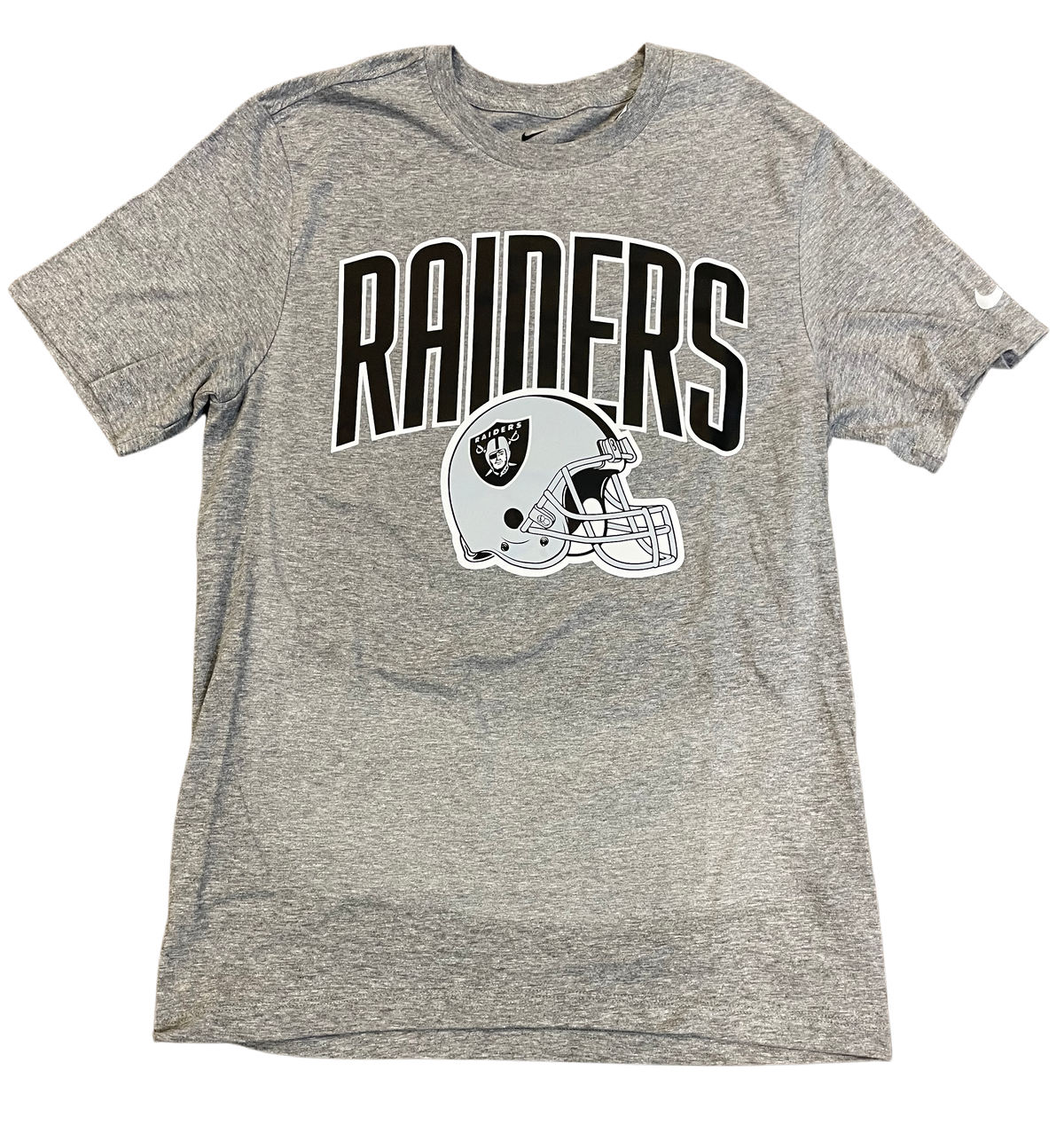 Nike Las Vegas Raiders Team Athletic T-Shirt - Gray product image 1, provided for visual reference and product detail review