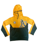 OAKLAND A'S Youth Hoodie-Yellow/Green product image 1, provided for visual reference and product detail review