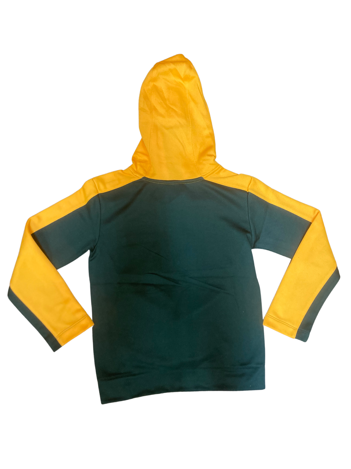 OAKLAND A'S Youth Hoodie-Yellow/Green product image 2, provided for visual reference and product detail review