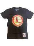 Mitchell & Ness Men Under The Lights Saint Louis Cardinals Graphic T-Shirt- Black product image 1, provided for visual