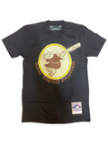 Mitchell & Ness Men Under The Lights San Diego Padres Graphic T-Shirt- Black product image 1, provided for visual reference
