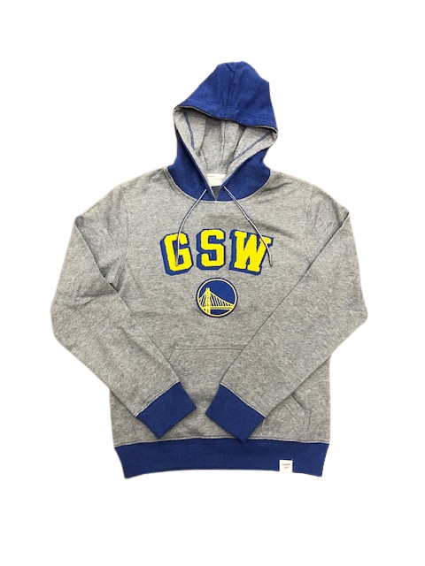 Golden State Warriors Fanatics Branded Varsity Eche Pullover Hoodie product image 1, provided for visual reference and