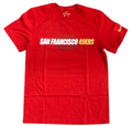 Nike San Francisco 49ers T-Shirt product image 1, provided for visual reference and product detail review