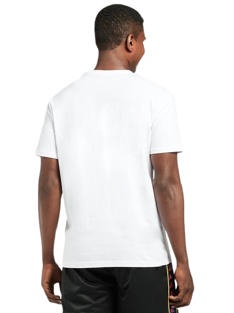 Kappa Men AUTHENTIC ESTESSI T-SHIRT - WHITE product image 3, provided for visual reference and product detail review