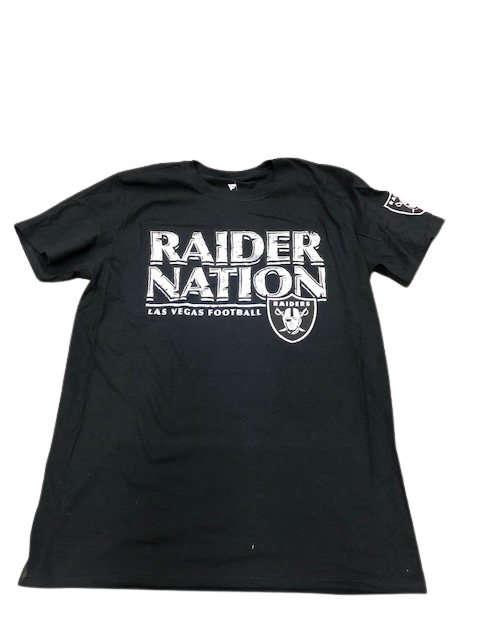 Fanatics Las Vegas Raiders "Raider Nation" T-Shirt product image 1, provided for visual reference and product detail review
