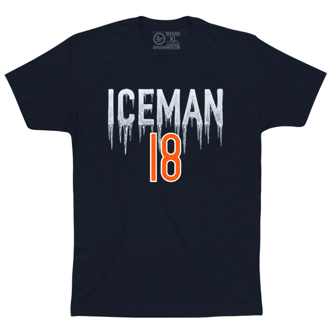 Iceman 18 T-Shirt by Obvious Shirts product image 1, provided for visual reference and product detail review