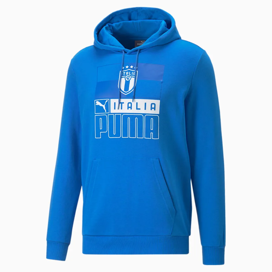 Puma Italy Ftblcore Hoodie-Royal product image 1, provided for visual reference and product detail review