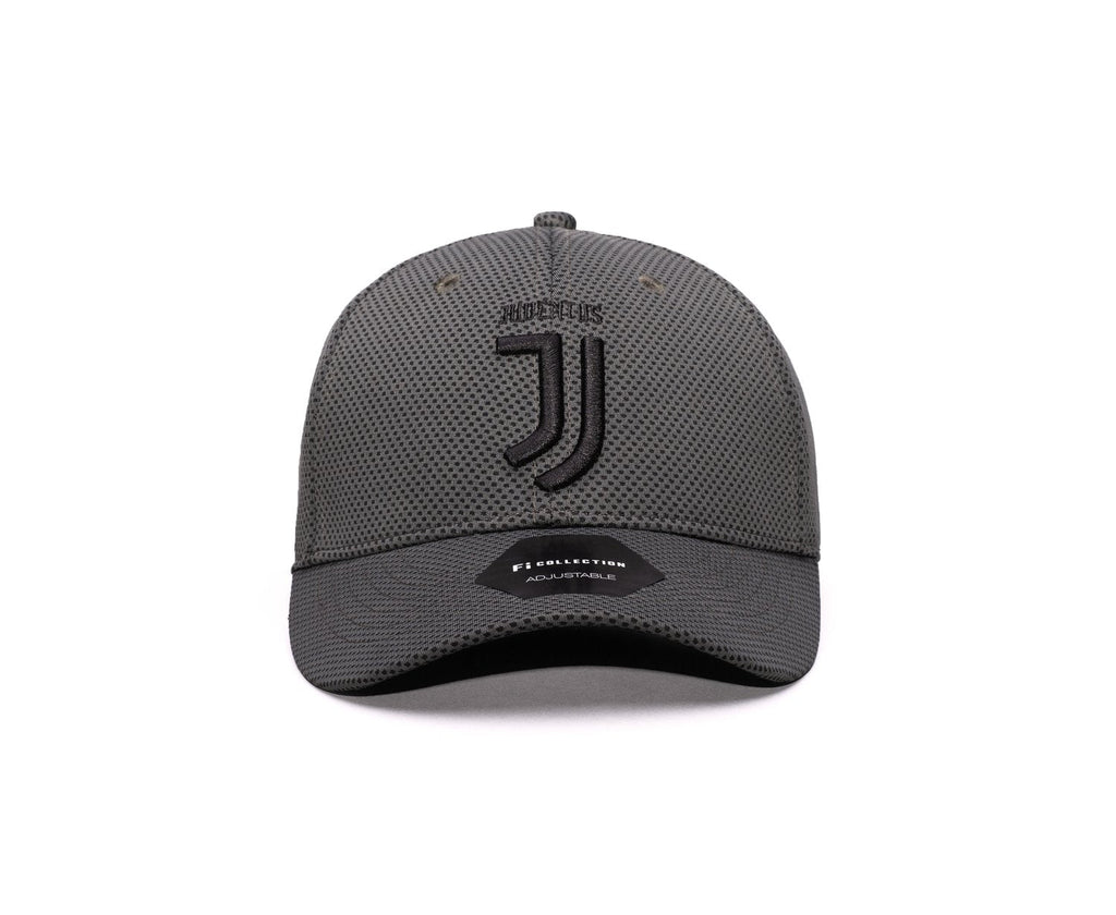 Fi Collections Juventus Trophy Adjustable Hat-Grey/Black product image 1, provided for visual reference and product detail
