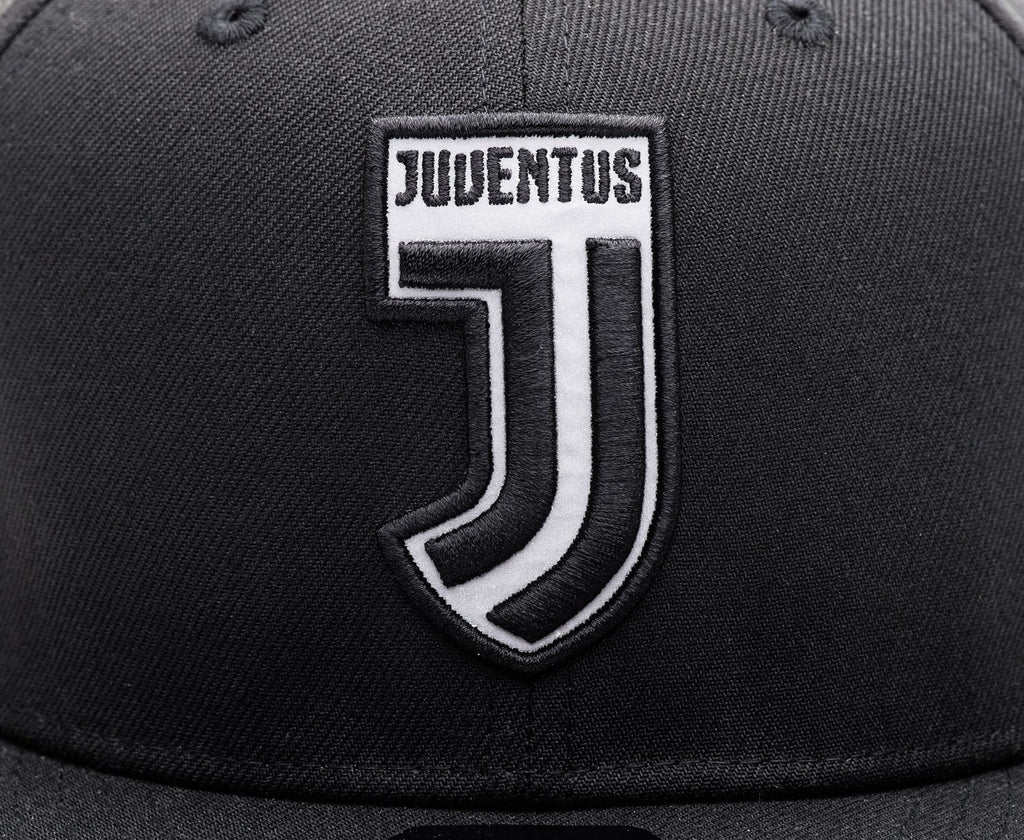 FI COLLECTIONS JUVENTUS DRIBBLING Snapback HAT-BLACK/WHITE product image 5, provided for visual reference and product detail