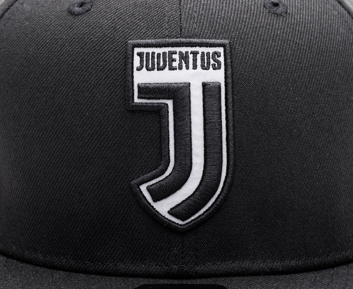 FI COLLECTIONS JUVENTUS DRIBBLING Snapback HAT-BLACK/WHITE product image 5, provided for visual reference and product detail