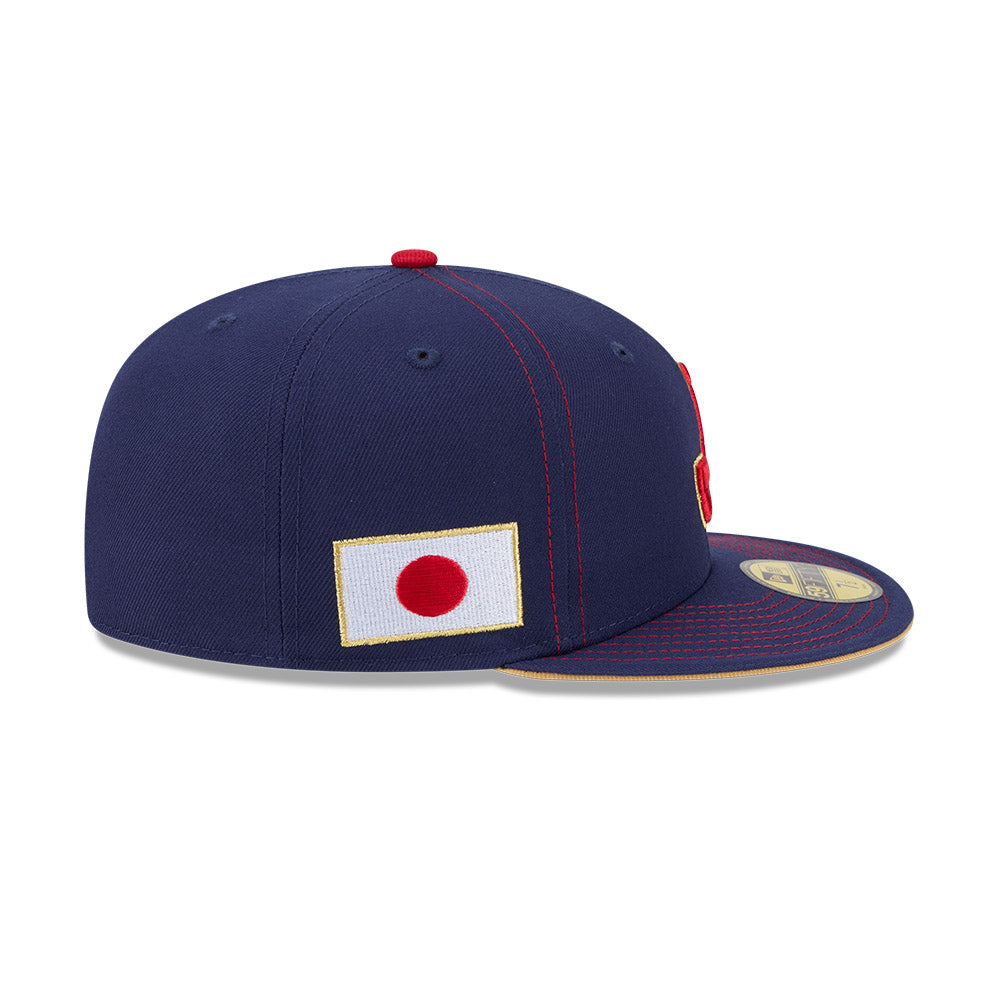 Japan 2026 World Baseball Classic New Era 59FIFTY Fitted Hat product image 3, provided for visual reference and product