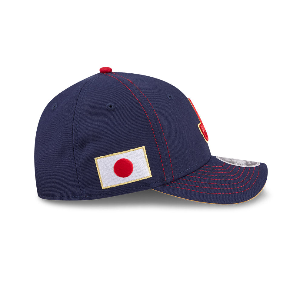 Japan World Baseball Classic 2026 New Era 9FORTY M-Crown Adjustable Hat product image 4, provided for visual reference and