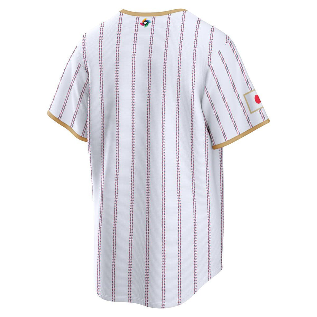 Japan World Baseball Classic 2026 Nike White Home Jersey product image 3, provided for visual reference and product detail