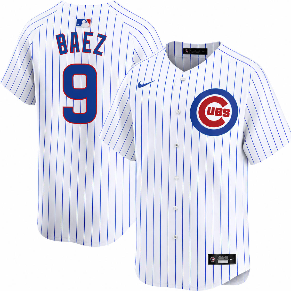 Javier Baez Chicago Cubs Nike Men Replica Home Jersey product image 1, provided for visual reference and product detail
