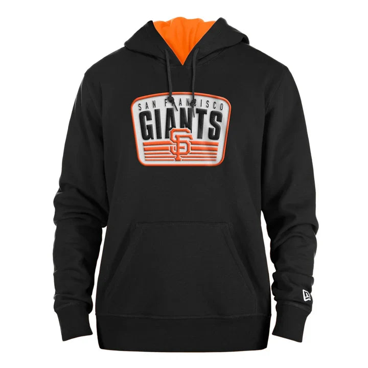 New Era Men San Francisco Giants Pullover Hoodie-Black product image 1, provided for visual reference and product detail