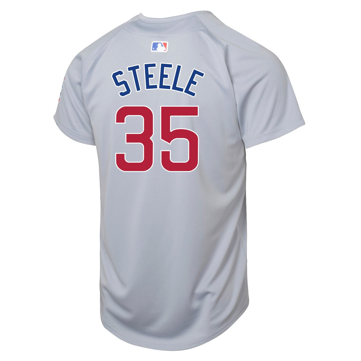 Justin Steele Chicago Cubs Nike Youth Road Grey Limited Jersey product image 2, provided for visual reference and product