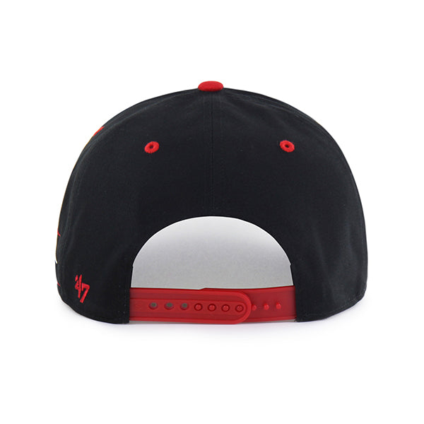 Chicago Bulls '47 Black Diamond Cut Hitch Adjustable Hat product image 5, provided for visual reference and product detail