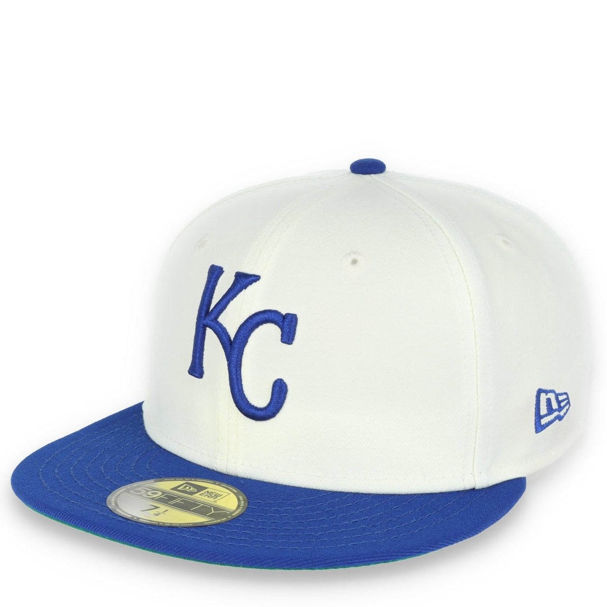 New Era Kansas City Royals 1985 World Series Patch 59FIFTY Fitted Ivory Hat product image 2, provided for visual reference
