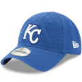 Kansas City Royals New Era Core Classic 9TWENTY Adjustable Hat-Blue product image 1, provided for visual reference and