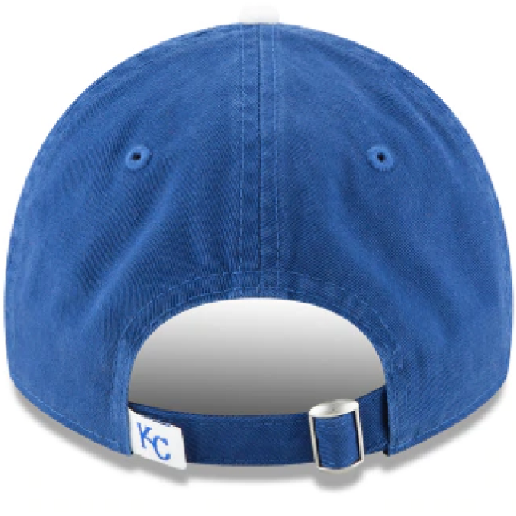 Kansas City Royals New Era Core Classic 9TWENTY Adjustable Hat-Blue product image 4, provided for visual reference and