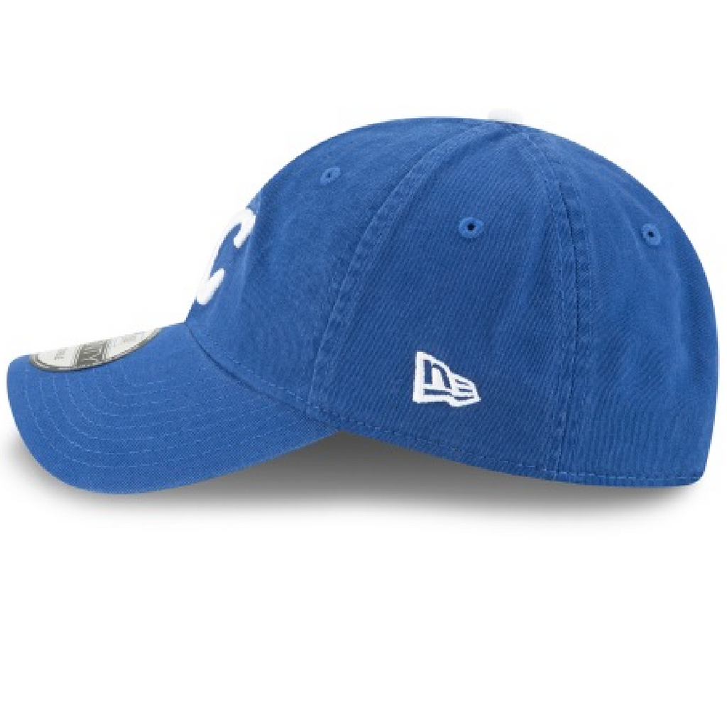 Kansas City Royals New Era Core Classic 9TWENTY Adjustable Hat-Blue product image 5, provided for visual reference and
