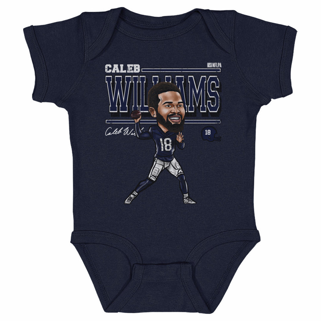 Caleb Williams Chicago Cartoon WHT product image 1, provided for visual reference and product detail review
