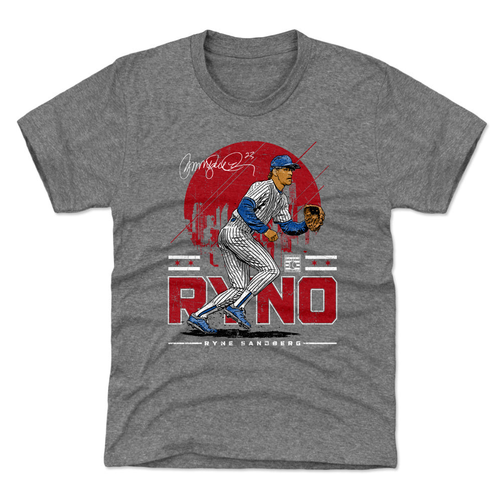Ryne Sandberg Chicago Skyline WHT product image 1, provided for visual reference and product detail review