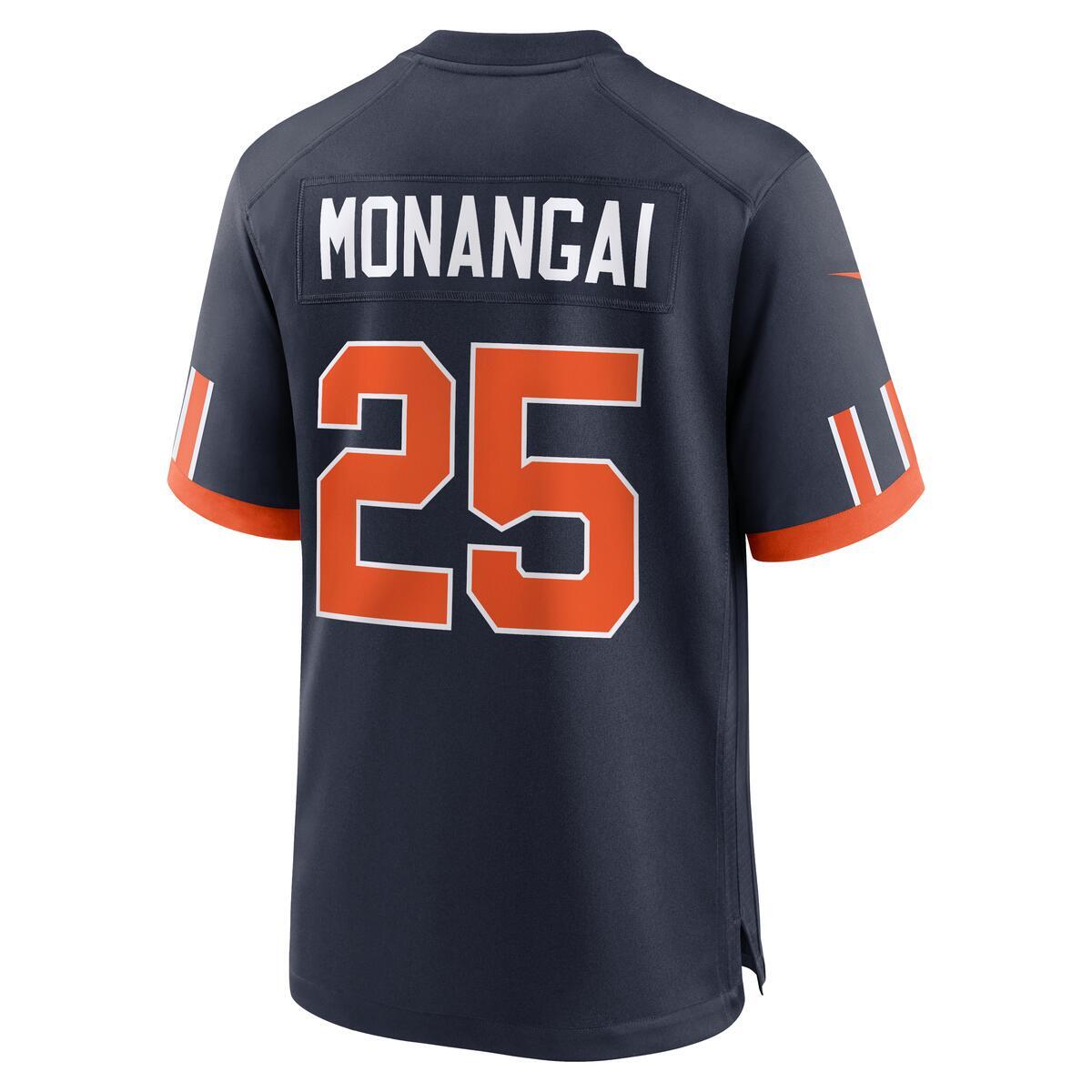 Kyle Monangai #25 Chicago Bears Rivalry Nike Game Jersey product image 2, provided for visual reference and product detail