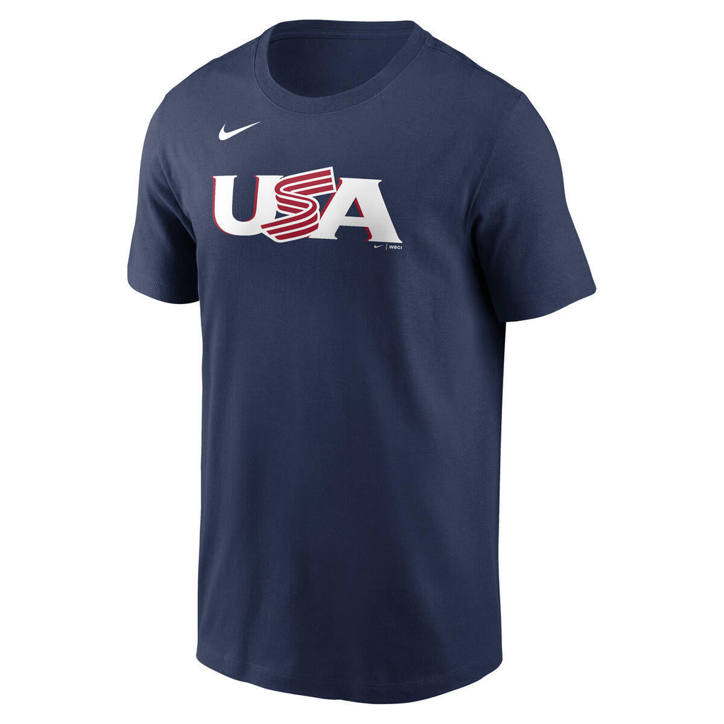 Kyle Schwarber USA World Baseball Classic 2026 Navy Nike Player T-Shirt product image 3, provided for visual reference and
