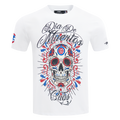 Chicago Cubs Pro Standard White Dia De Muertos Eternal Skull T-Shirt product image 1, provided for visual reference and