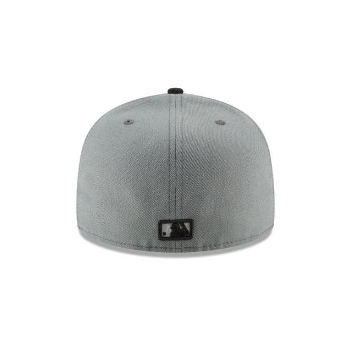 Los Angeles Dodger Basic Collection 59Fifty -Grey/Black product image 6, provided for visual reference and product detail
