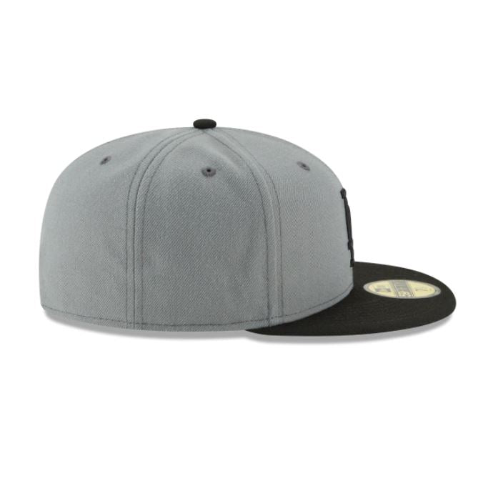 Los Angeles Dodger Basic Collection 59Fifty -Grey/Black product image 5, provided for visual reference and product detail
