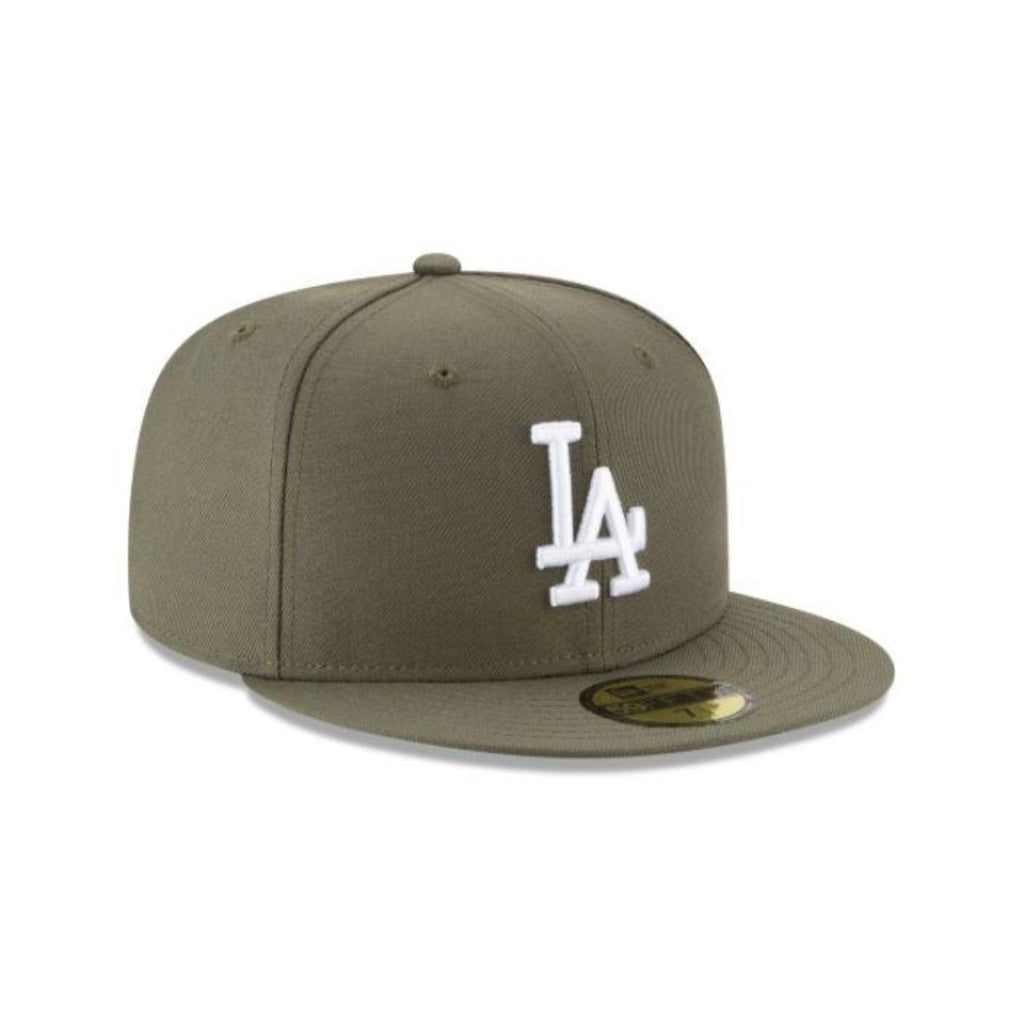 Los Angeles Dodger Basic Collection 59Fifty -Olive product image 3, provided for visual reference and product detail review