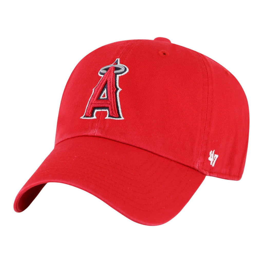 Los Angeles Angels '47 Clean Up Red Adjustable Hat product image 1, provided for visual reference and product detail review