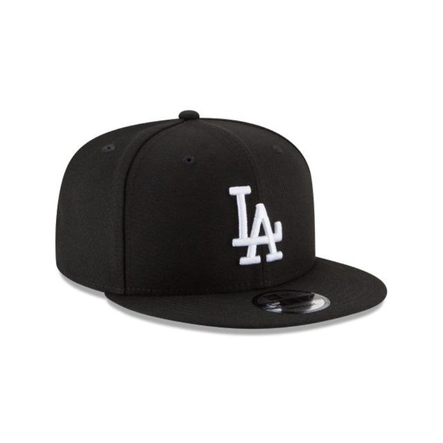 New Era Los Angeles Dodgers Basic 9FIFTY Snapback-Black/White product image 3, provided for visual reference and product