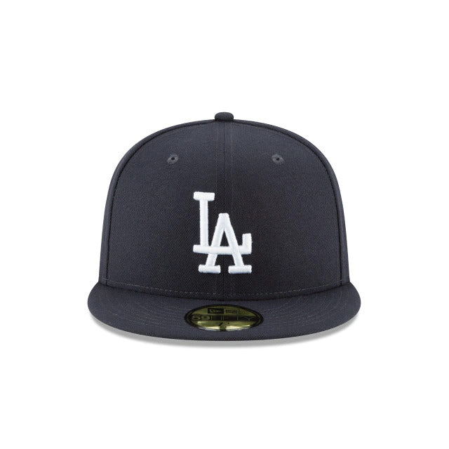 Los Angeles Dodgers 59FIFTY FITTED HAT-NAVY product image 2, provided for visual reference and product detail review