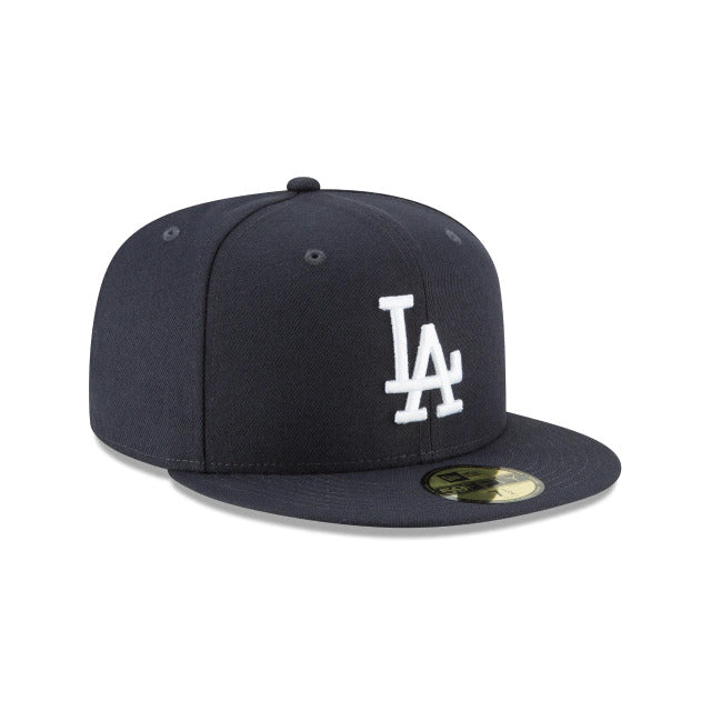 Los Angeles Dodgers 59FIFTY FITTED HAT-NAVY product image 3, provided for visual reference and product detail review