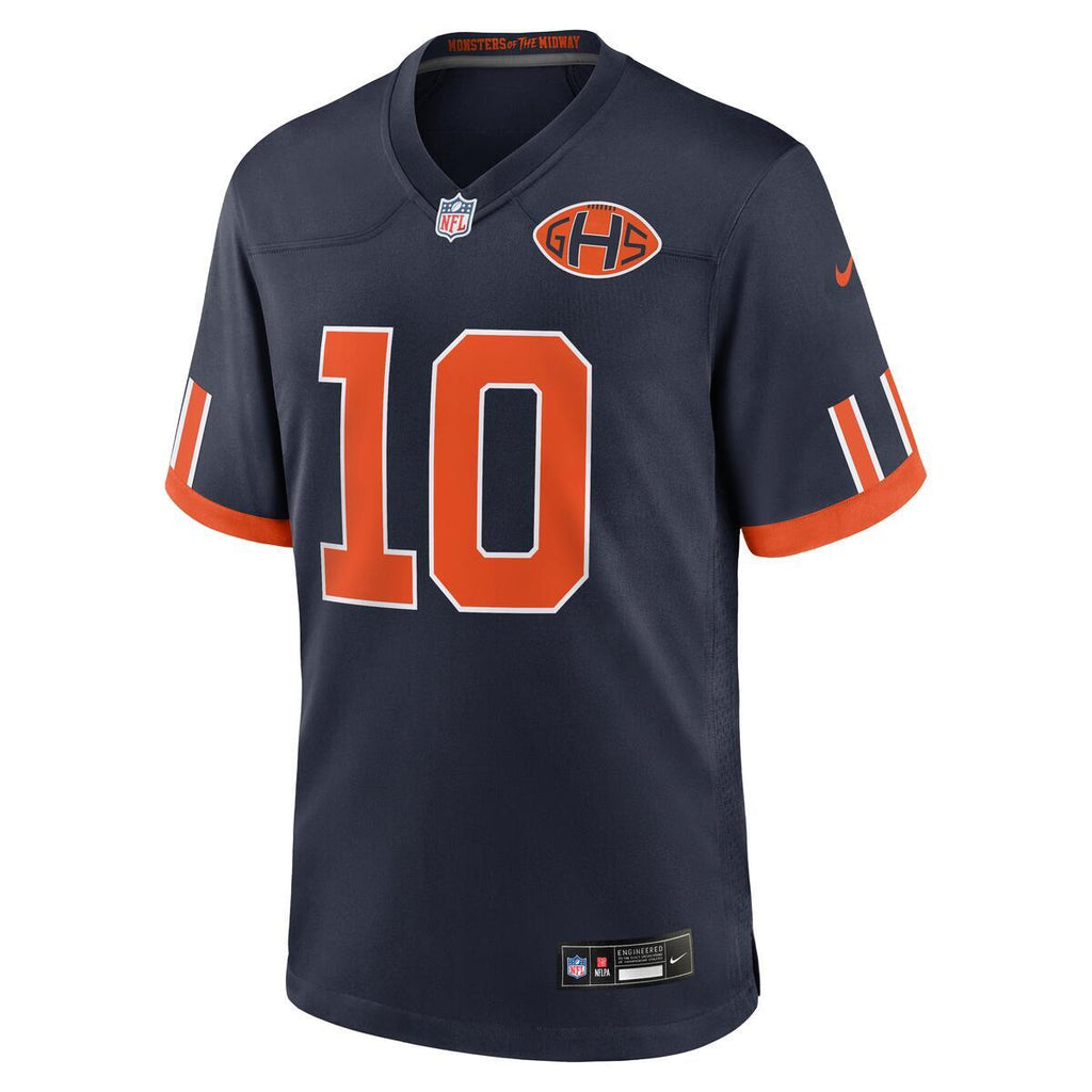 Luther Burden III #10 Chicago Bears Rivalry Nike Game Jersey product image 3, provided for visual reference and product