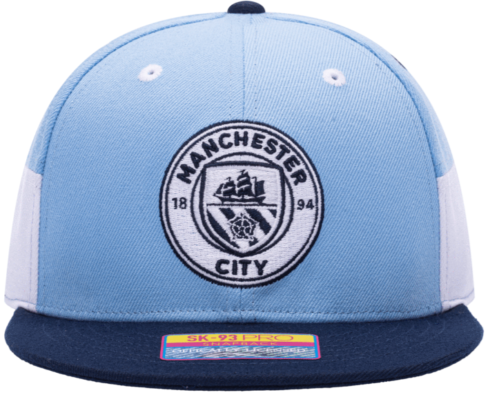 FI COLLECTION MANCHESTER CITY TRUITT Snapback HAT product image 1, provided for visual reference and product detail review