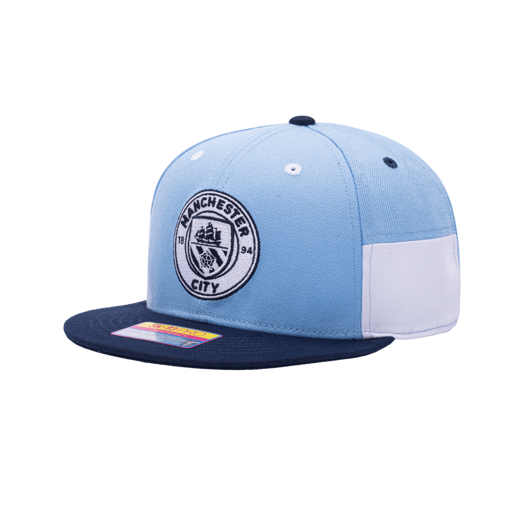FI COLLECTION MANCHESTER CITY TRUITT Snapback HAT product image 2, provided for visual reference and product detail review
