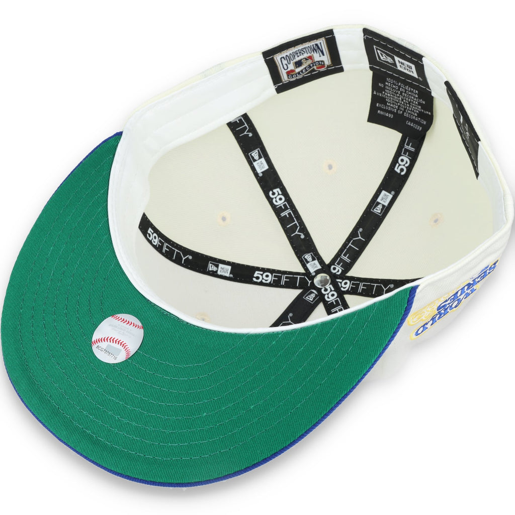 New Era Milwaukee Brewers 1982 World Series Patch 59FIFTY Fitted Ivory Hat product image 7, provided for visual reference